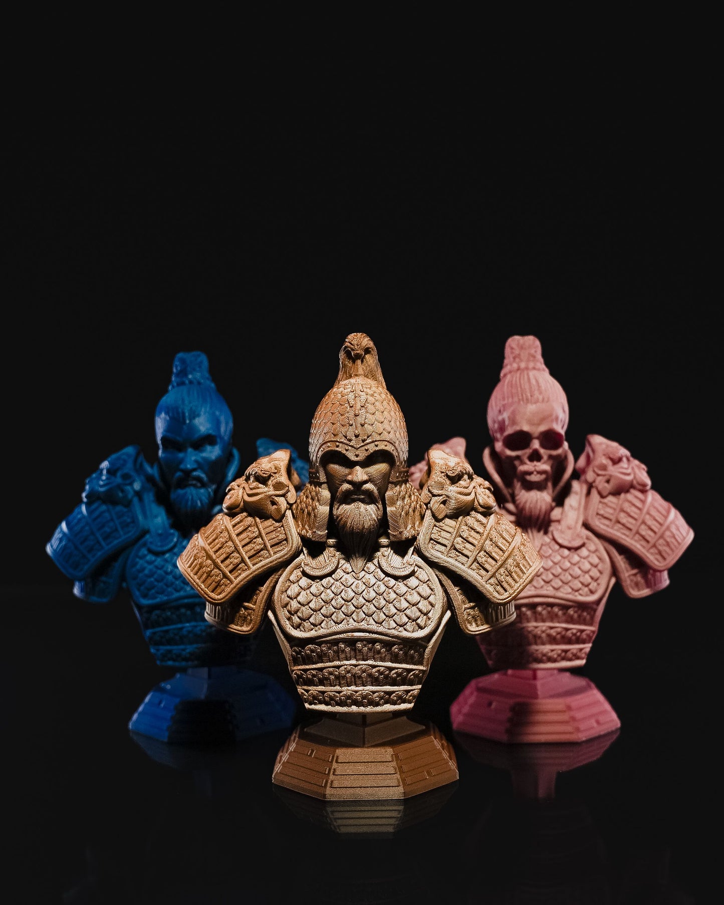 0775C - Jian Warrior Bust Skull