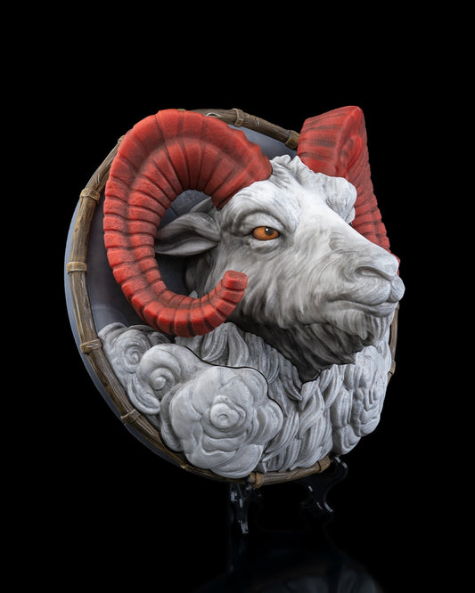 2466 - Goat Wall Piece