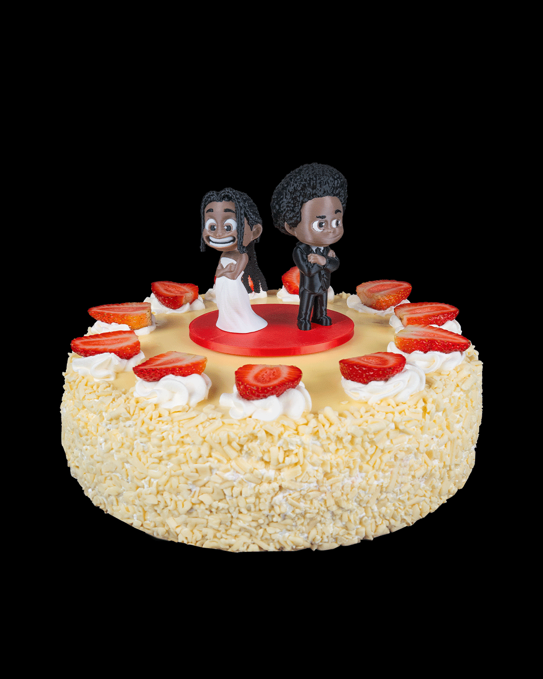 3914 - Partners for Life - Cake Topper