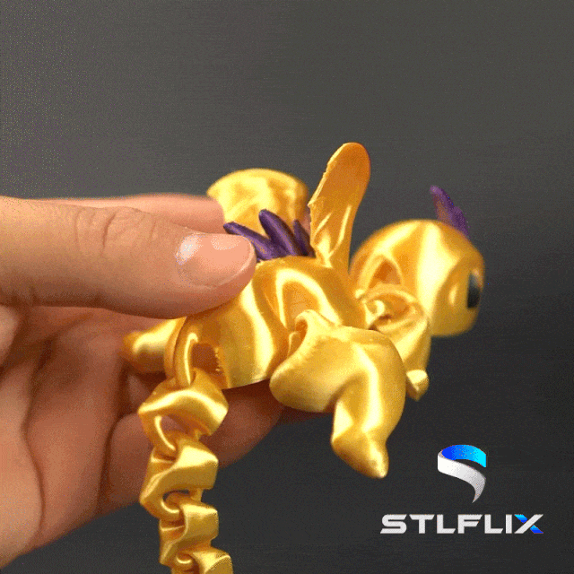0118 - Articulated Baby Dragon
