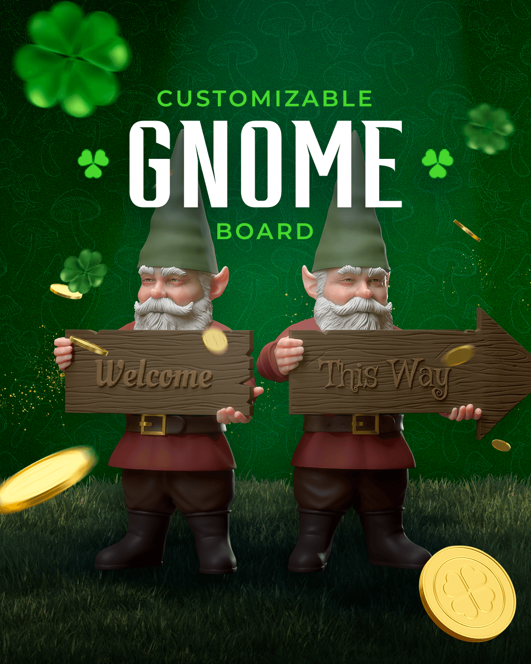 0228 - Customizable Gnome Board