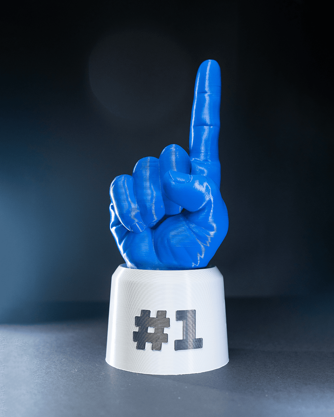 0284 - Customizable Number One Finger