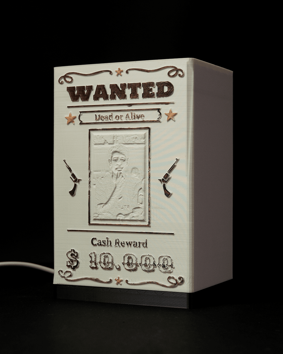 0259 - Lithophane Wanted Sign
