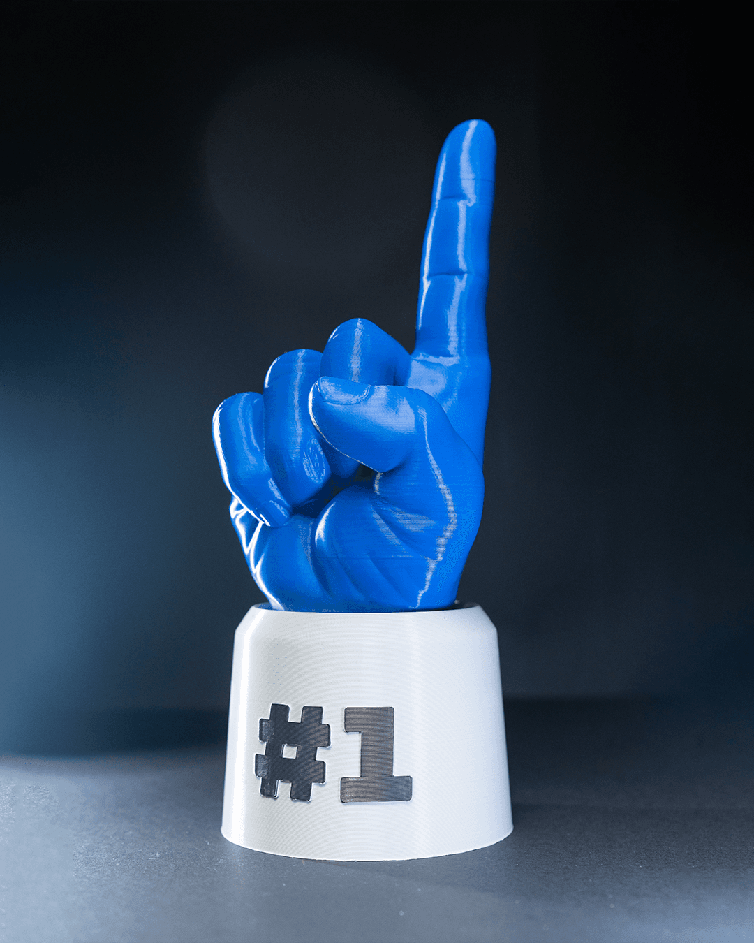 0284 - Customizable Number One Finger