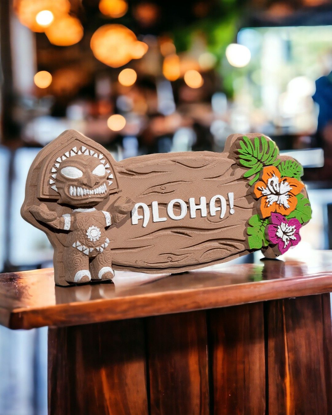 1591 - Hawaiian Customizable Plaque