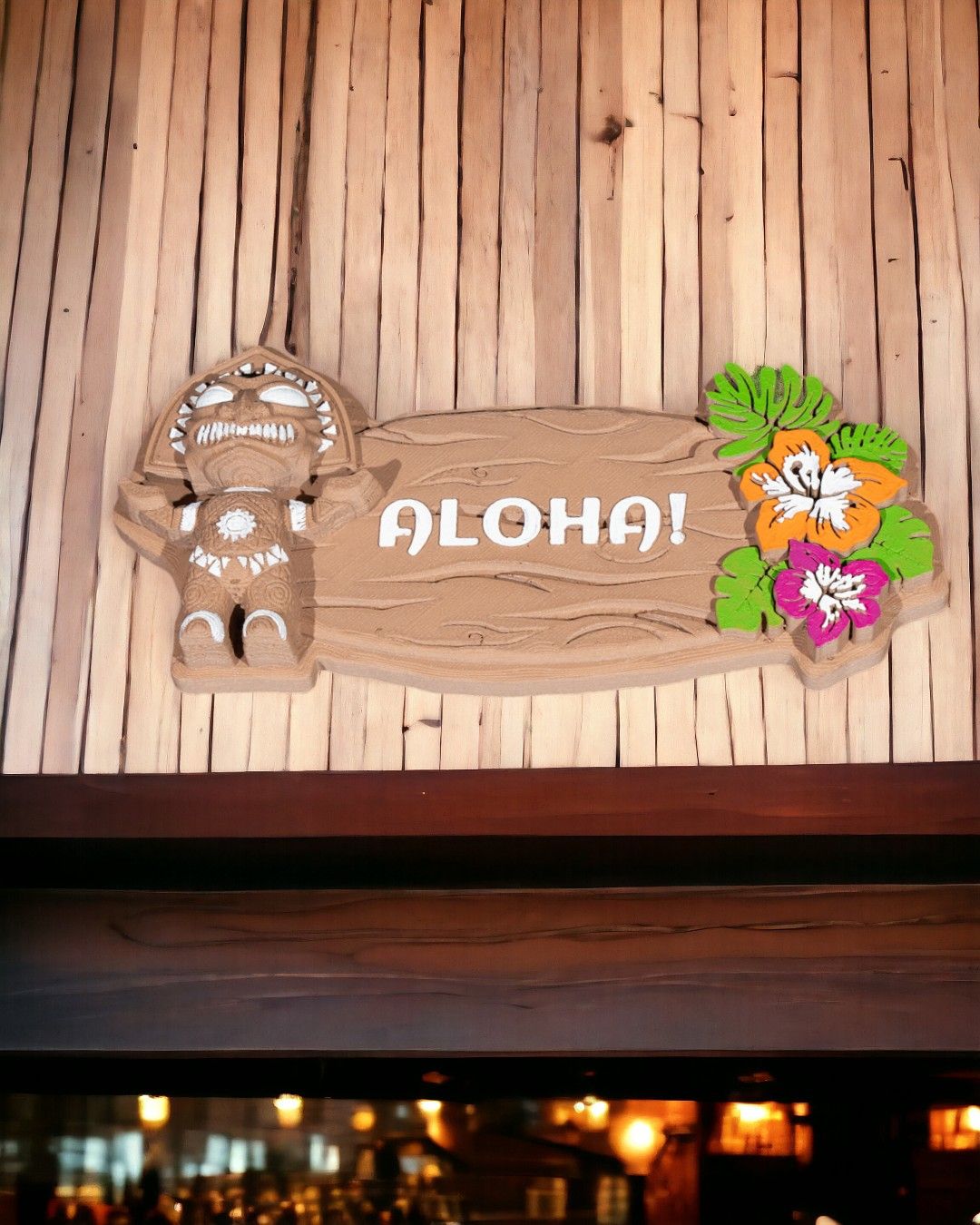 1591 - Hawaiian Customizable Plaque