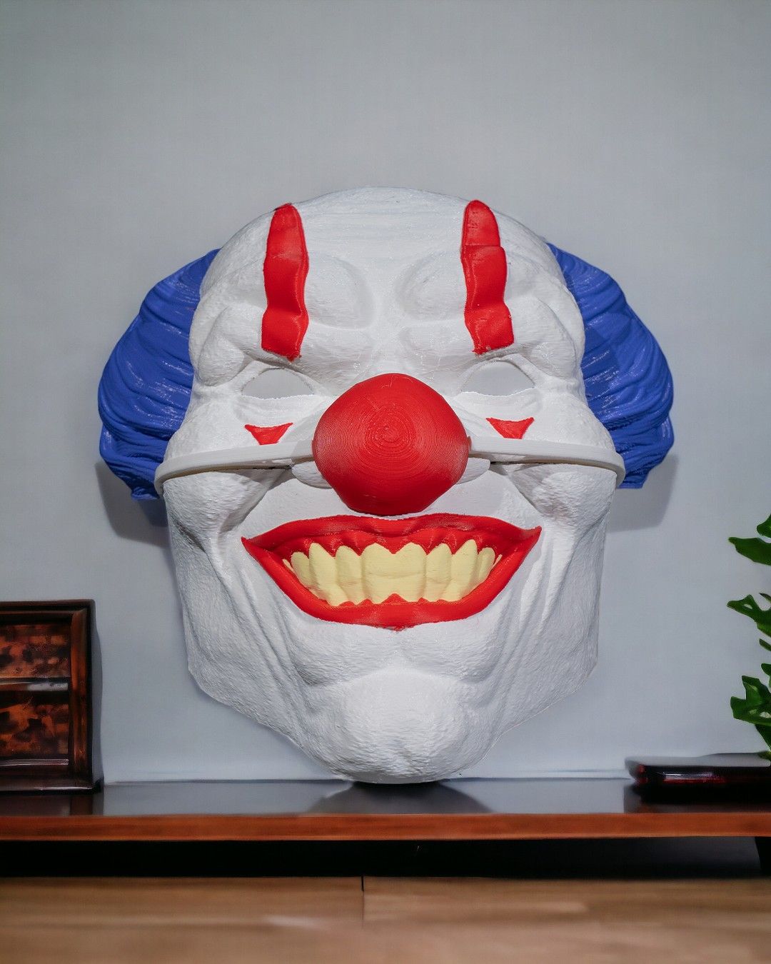 1458 - Wearable Evil Clown Mask