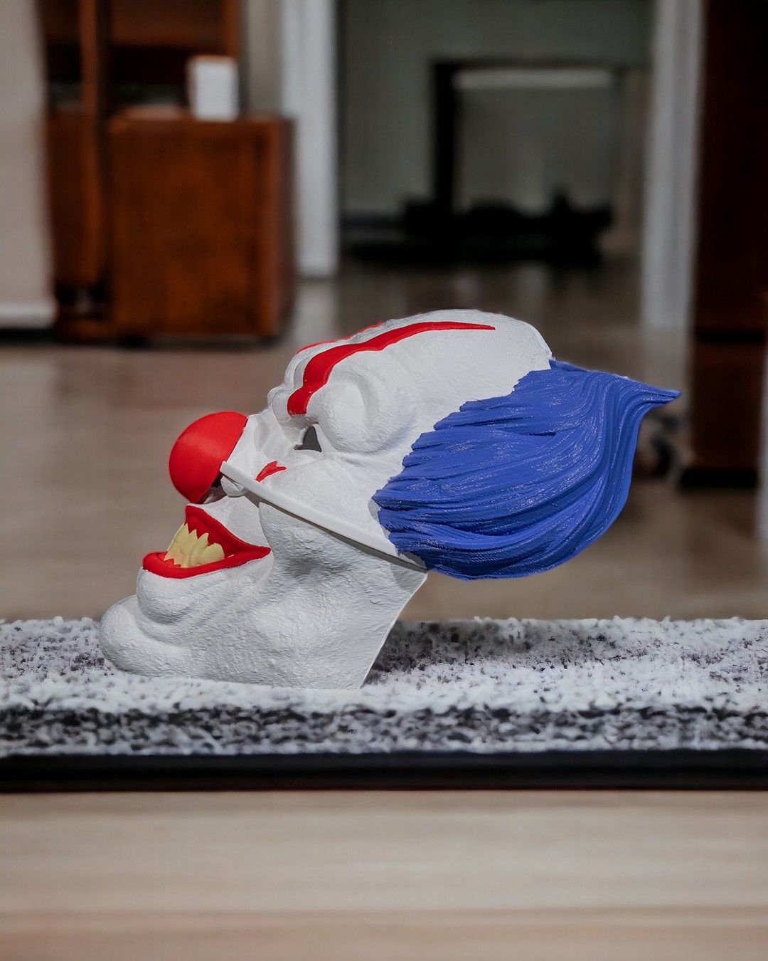 1458 - Wearable Evil Clown Mask