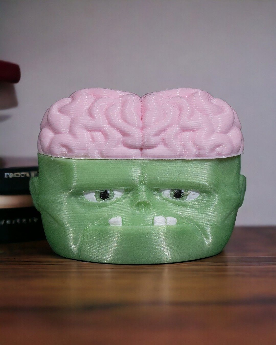 1508 - Metal-Zombie-Head Airpod Case