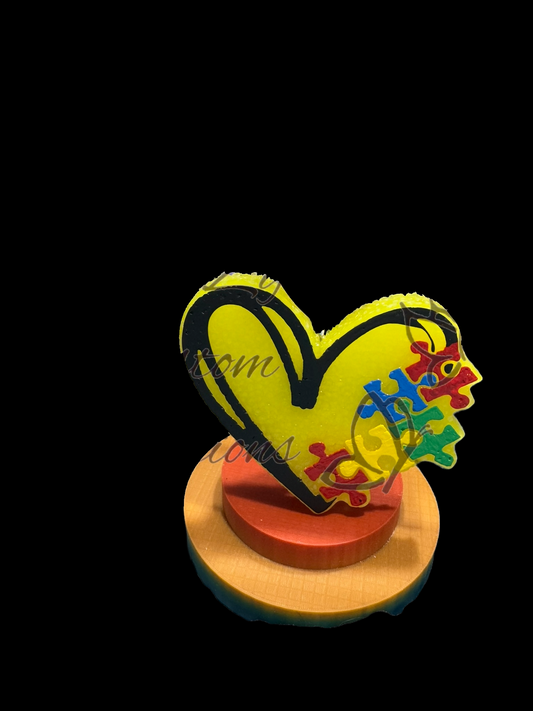 Freshie - Heart - Autism Heart