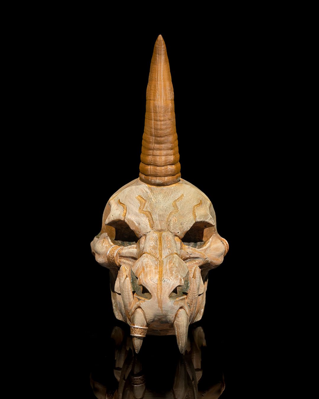 1601 - Black Dragon Skull