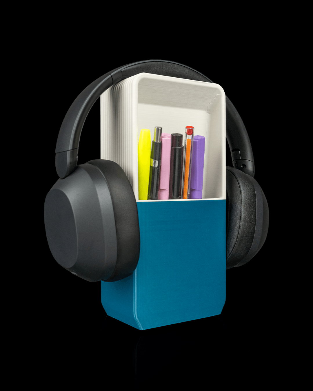 4129 - Block Hub - Headphone and Phone Holder