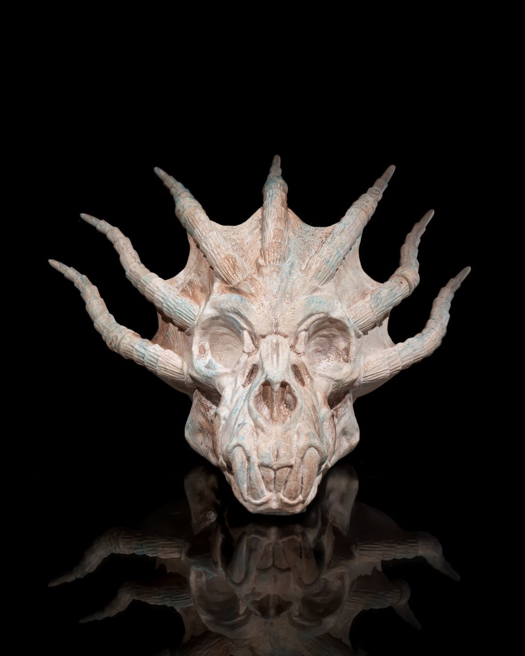 1600 - Blue Dragon Skull