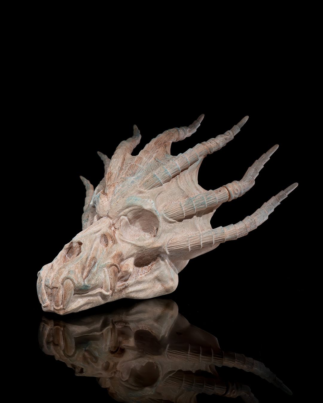 1600 - Blue Dragon Skull
