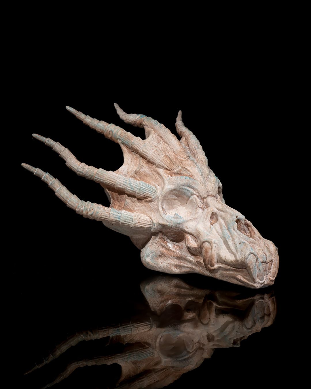 1600 - Blue Dragon Skull