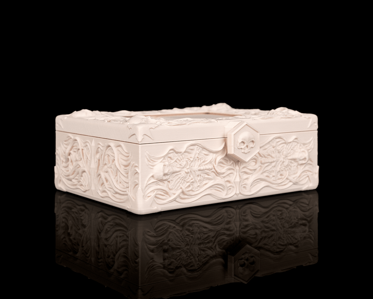 4084 - Bone Carving - Deck Box