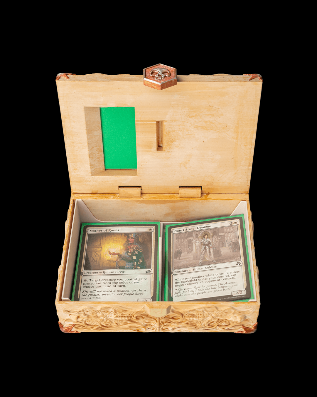 4084 - Bone Carving - Deck Box