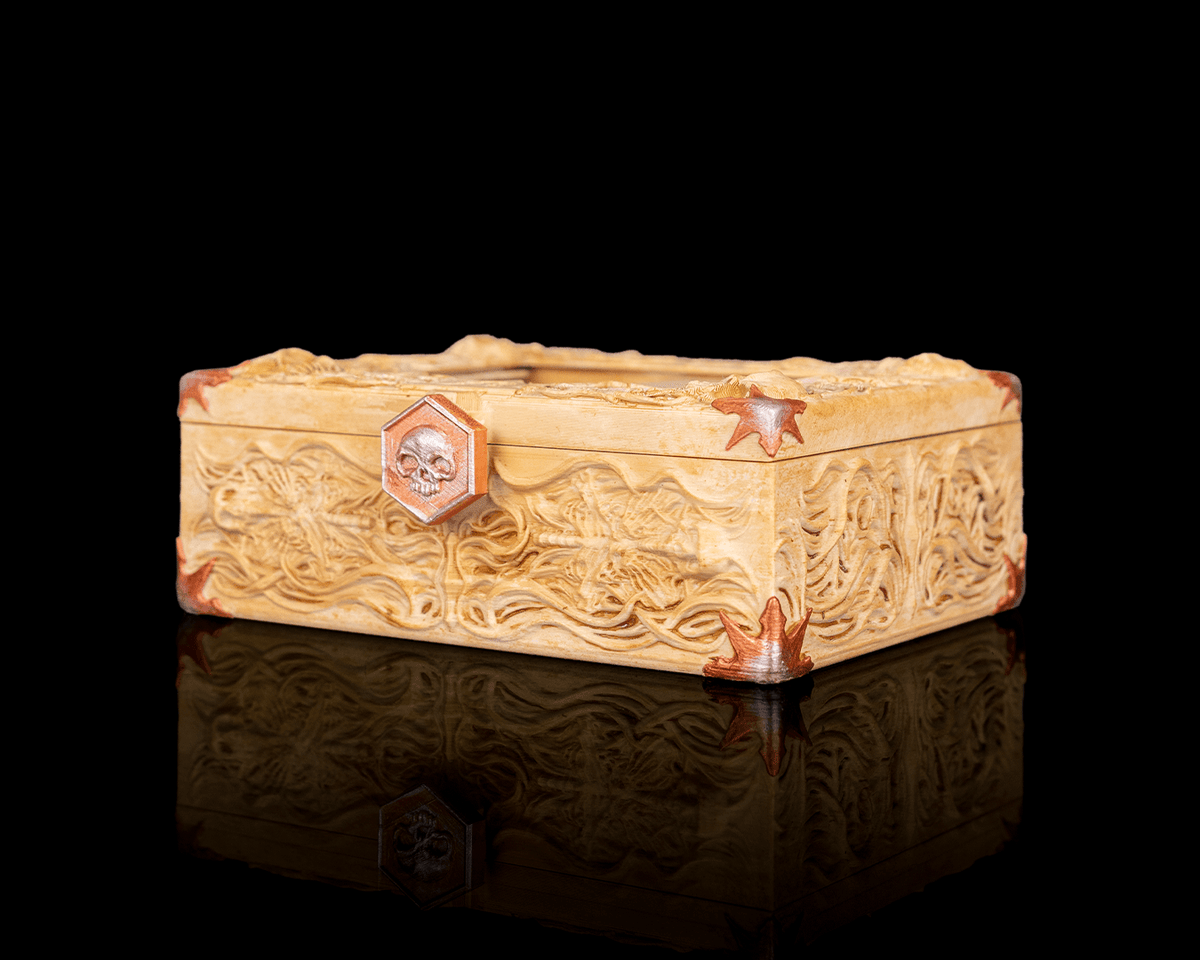 4084 - Bone Carving - Deck Box