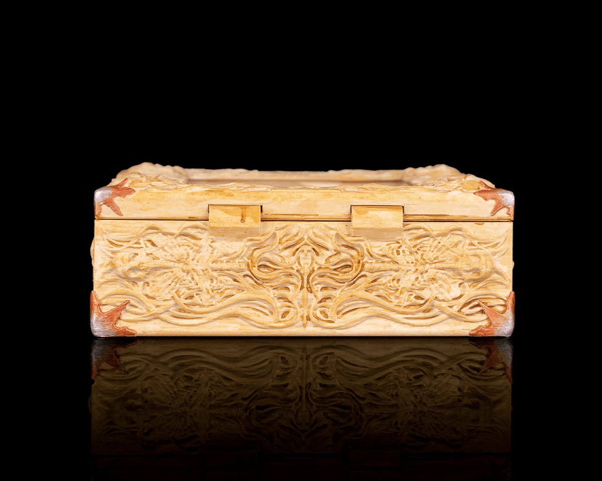 4084 - Bone Carving - Deck Box