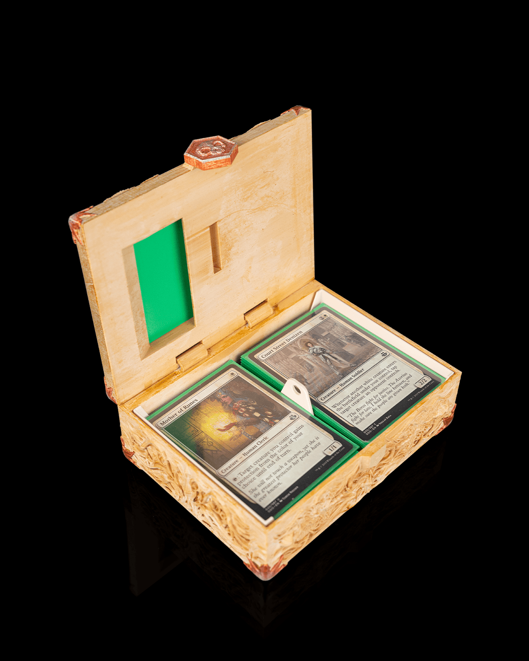 4084 - Bone Carving - Deck Box