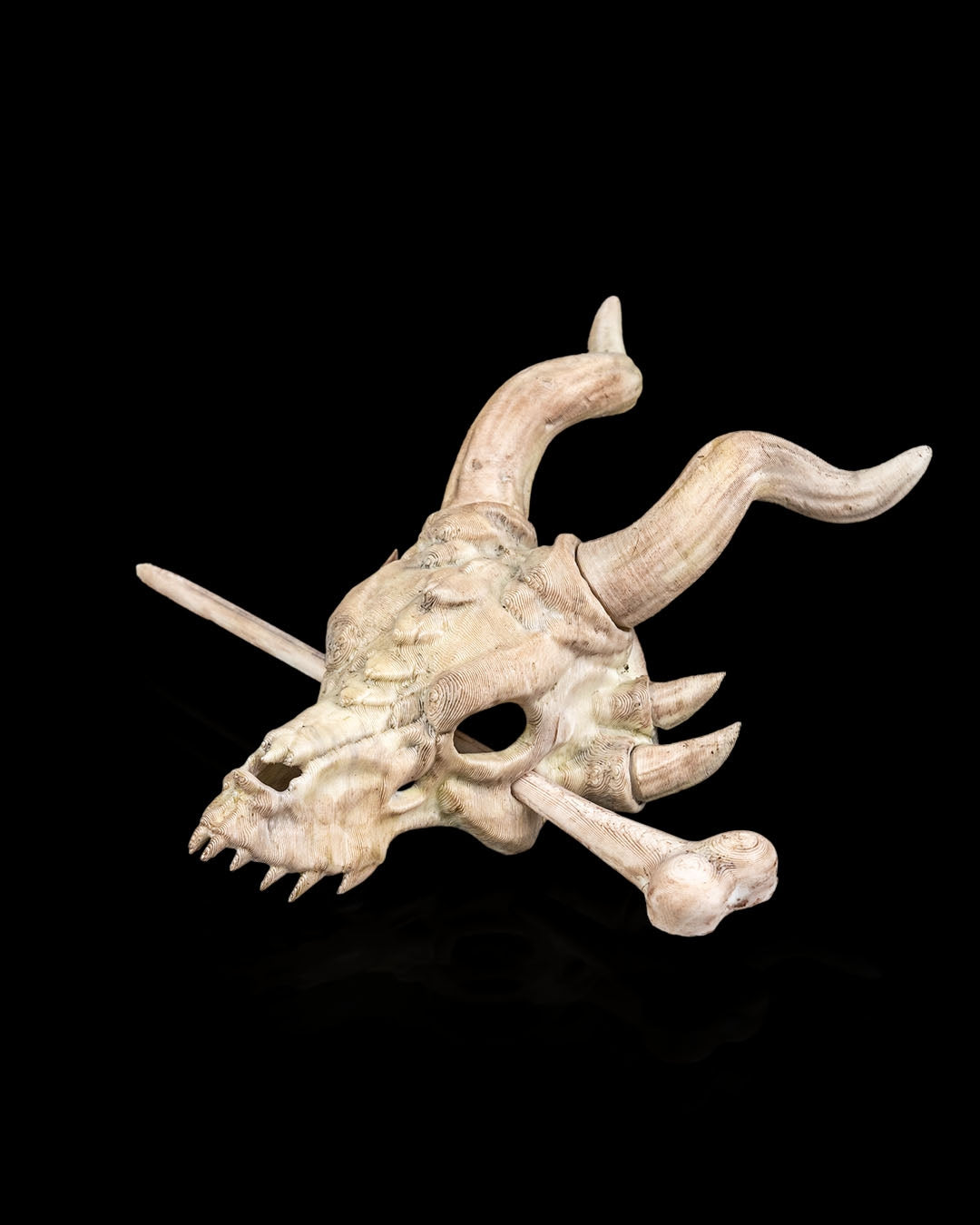 2595 - Bone Trophy Hair Pin