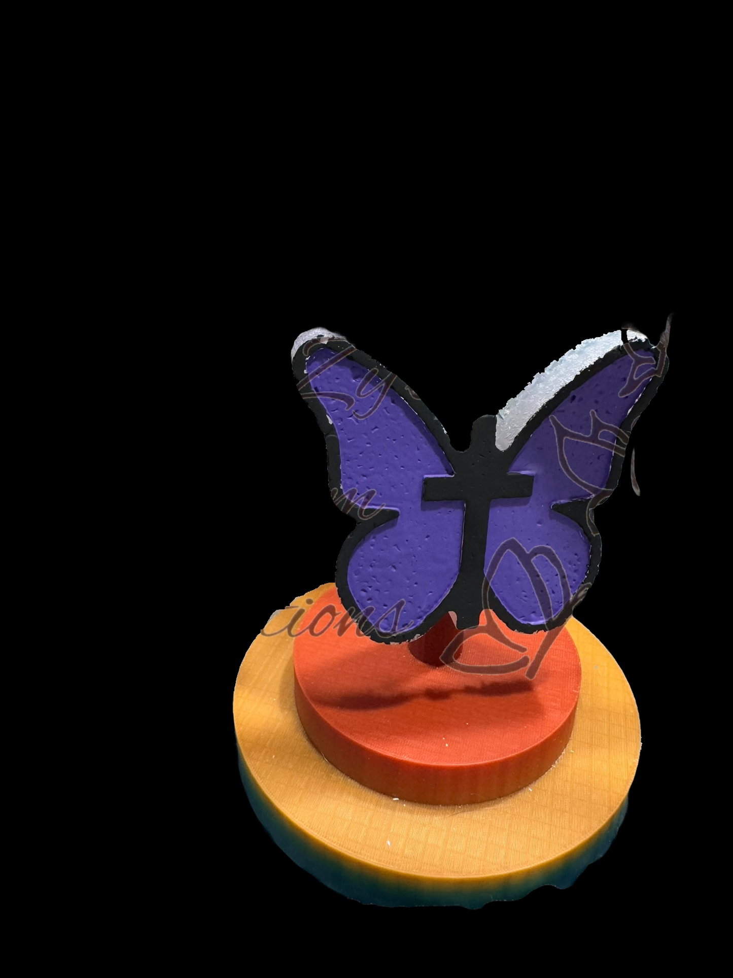 Freshie - Religion - Butterfly Cross