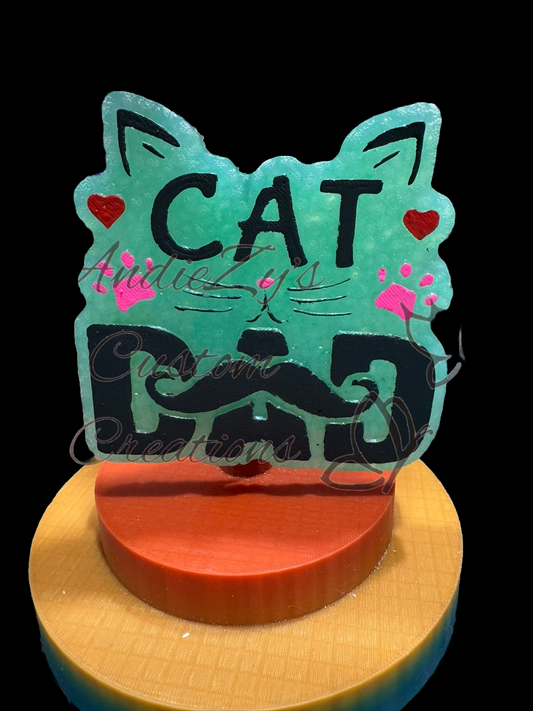 Freshie - Sayings - Cat Dad