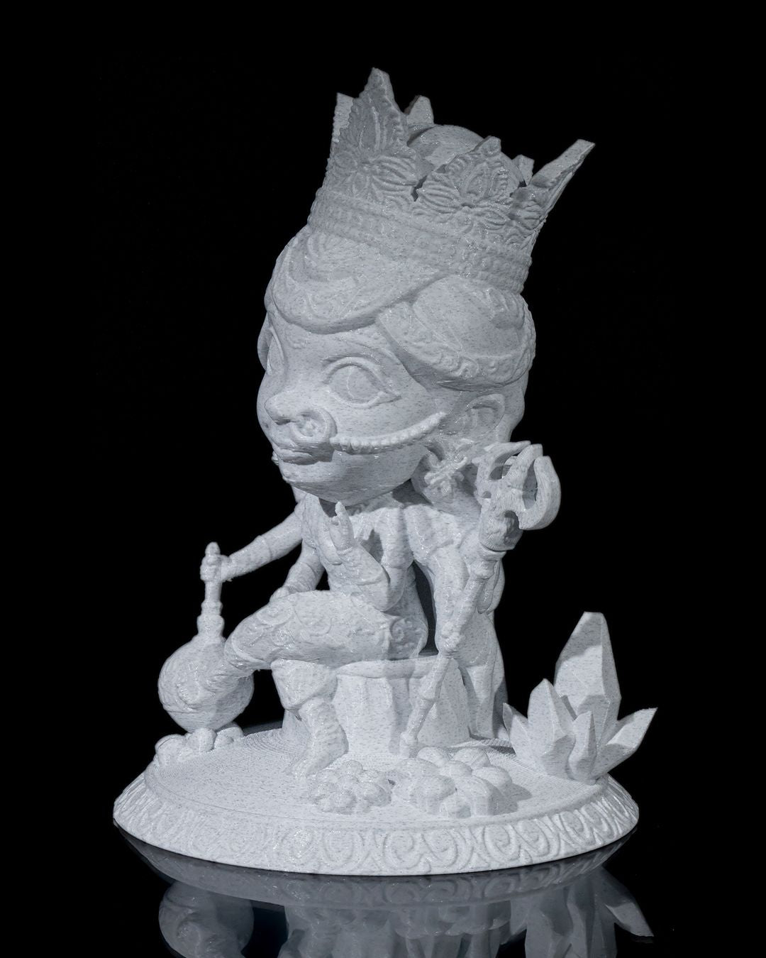 1354 - Chibi Durga The Victorious Conqueror