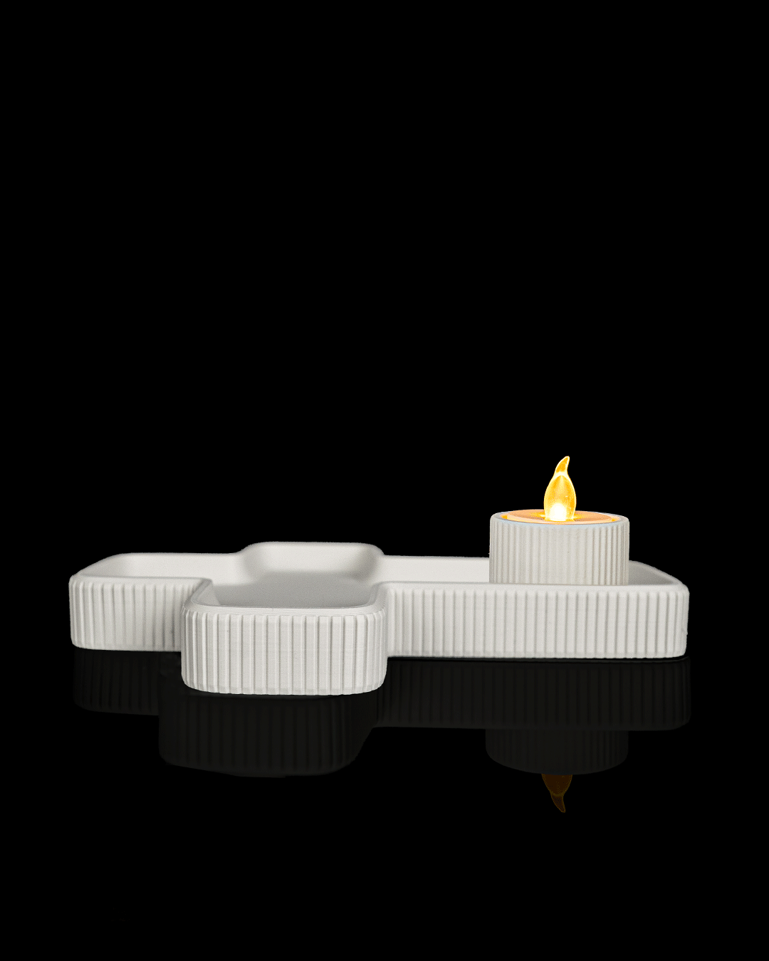 4479 - Cross Tray and Candle Holder