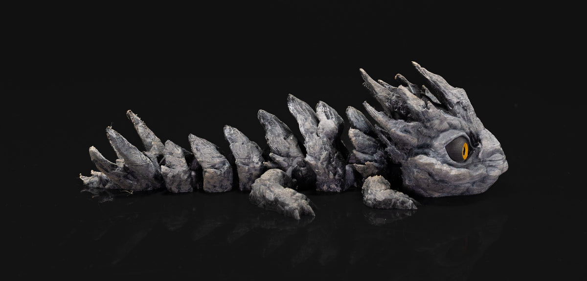 0593 - Stone Baby Dragon