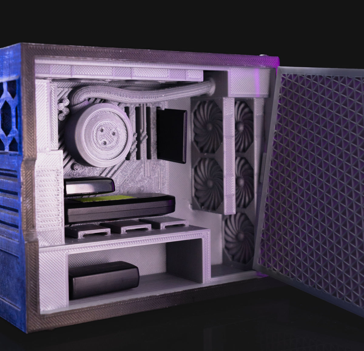 0601 - Gaming PC USB and SD Card Holder