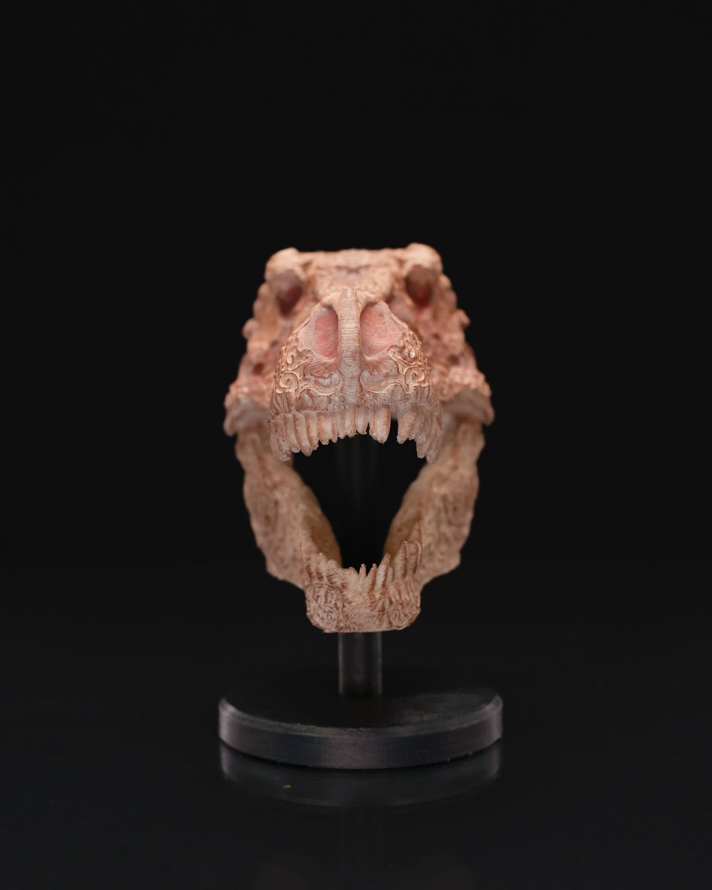 0678 - Carved T Rex Skull
