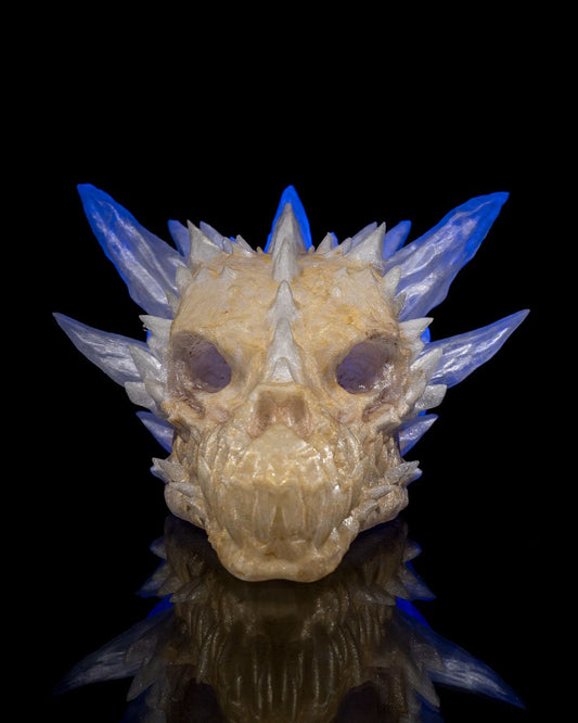 1596 - Diamond Dragon Skull