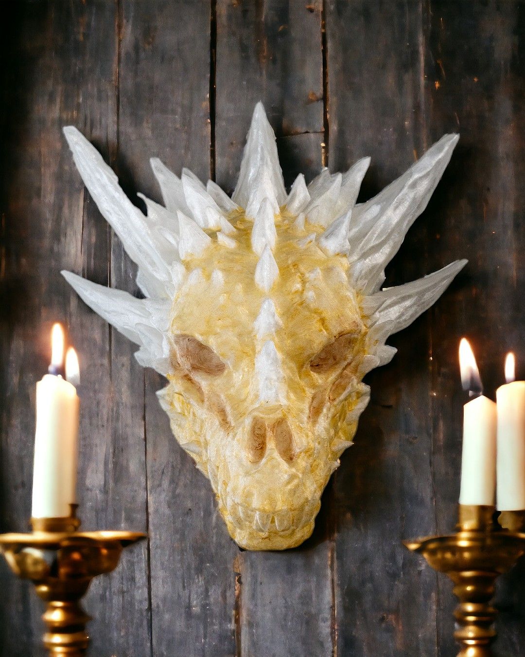 1596 - Diamond Dragon Skull