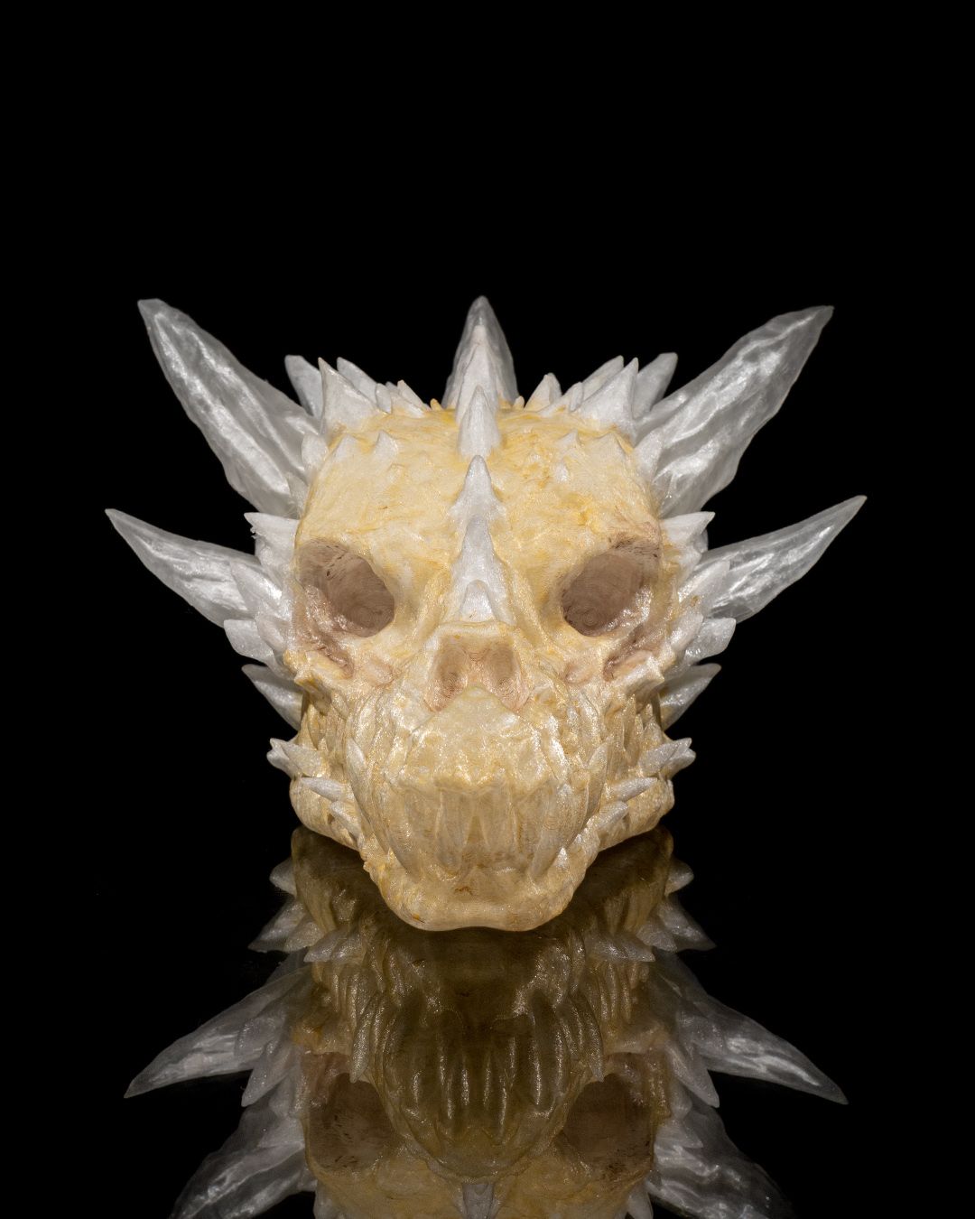 1596 - Diamond Dragon Skull
