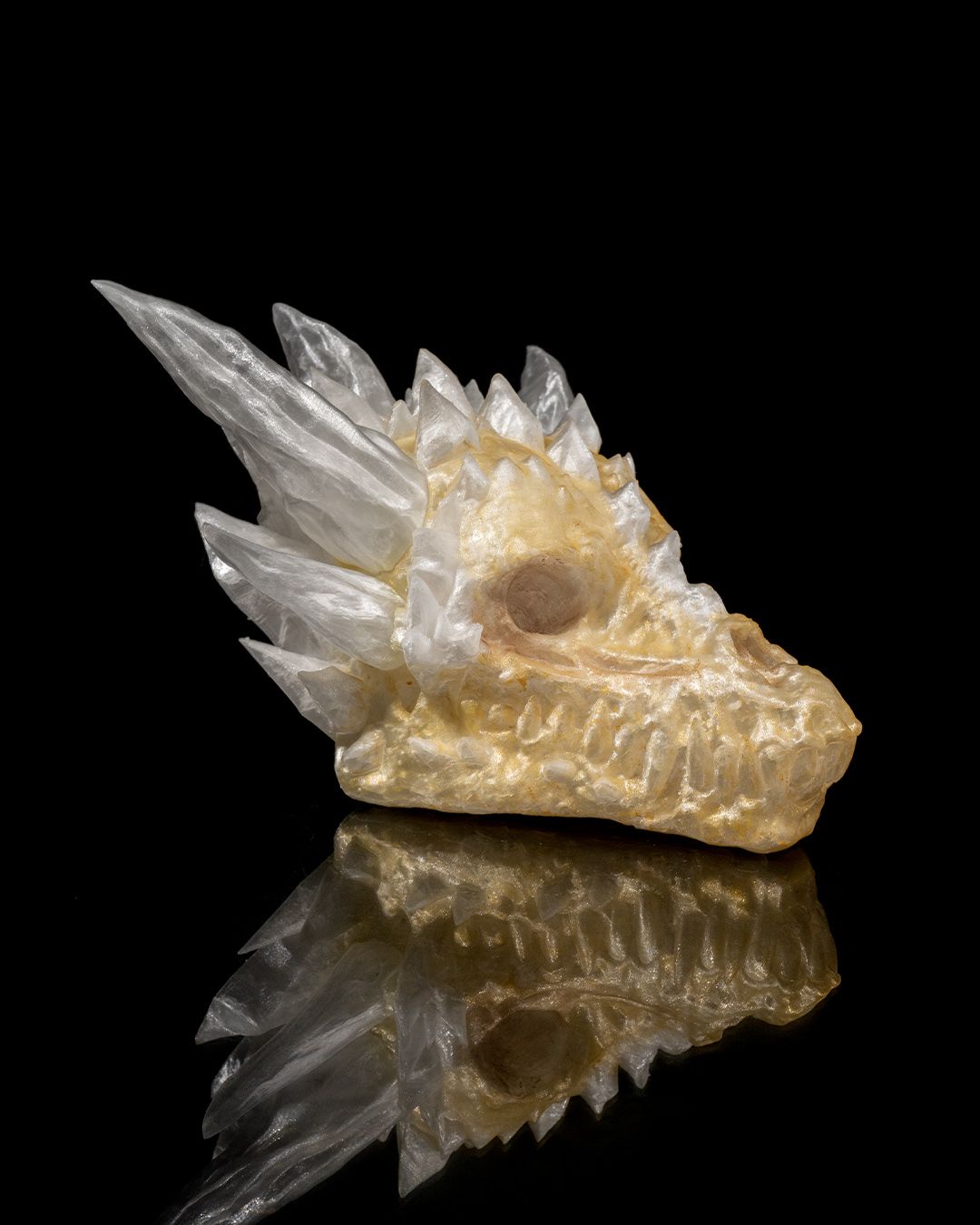 1596 - Diamond Dragon Skull