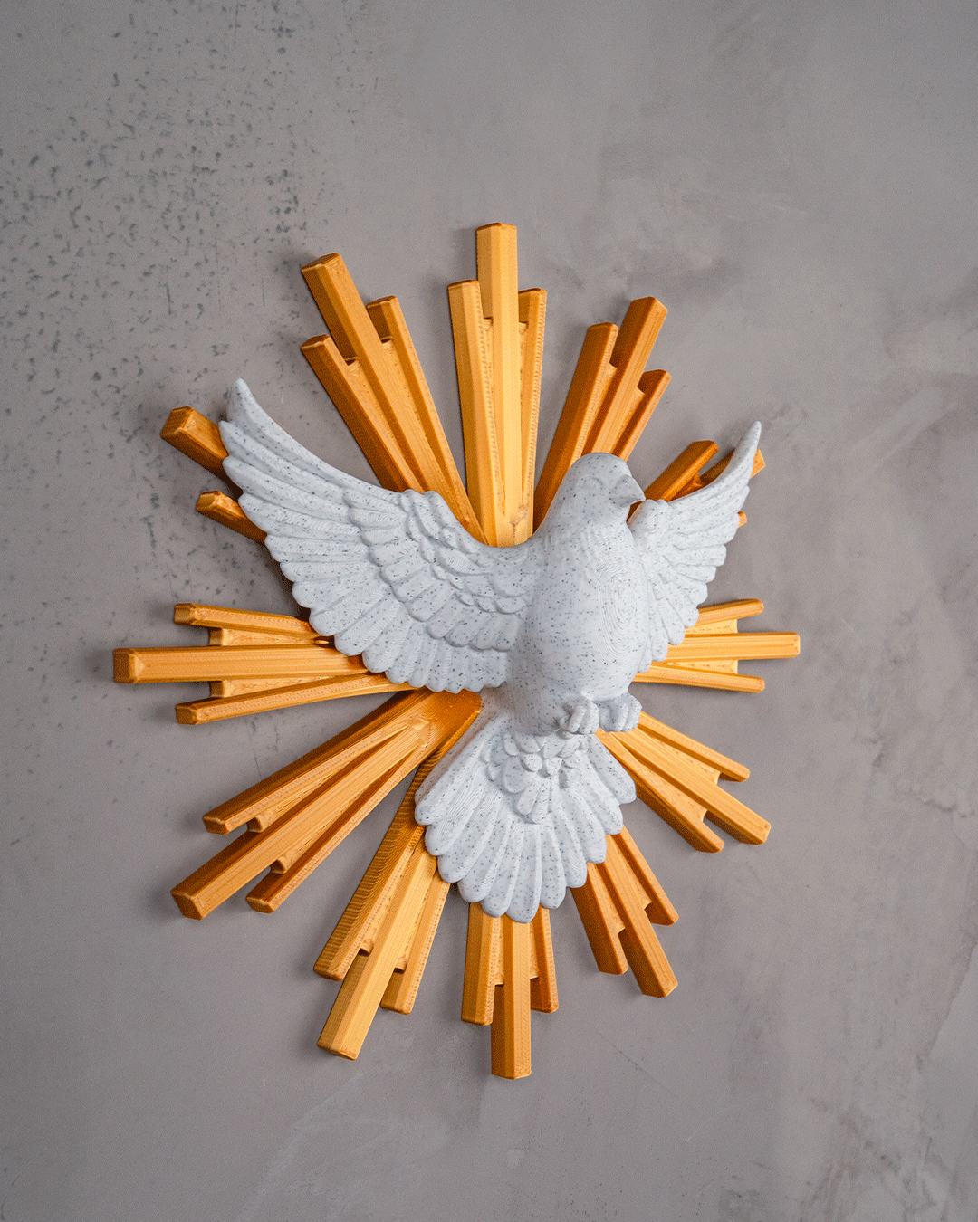 3810 - Dove of Peace - Wall Mount