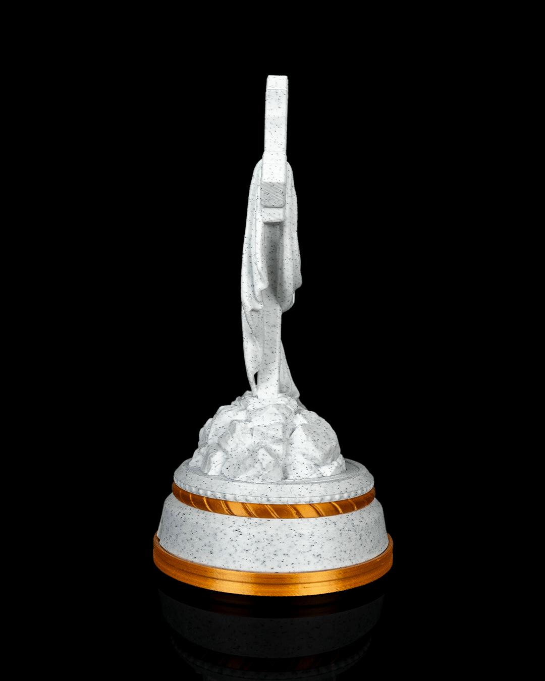4406 - Draped Cross Statue