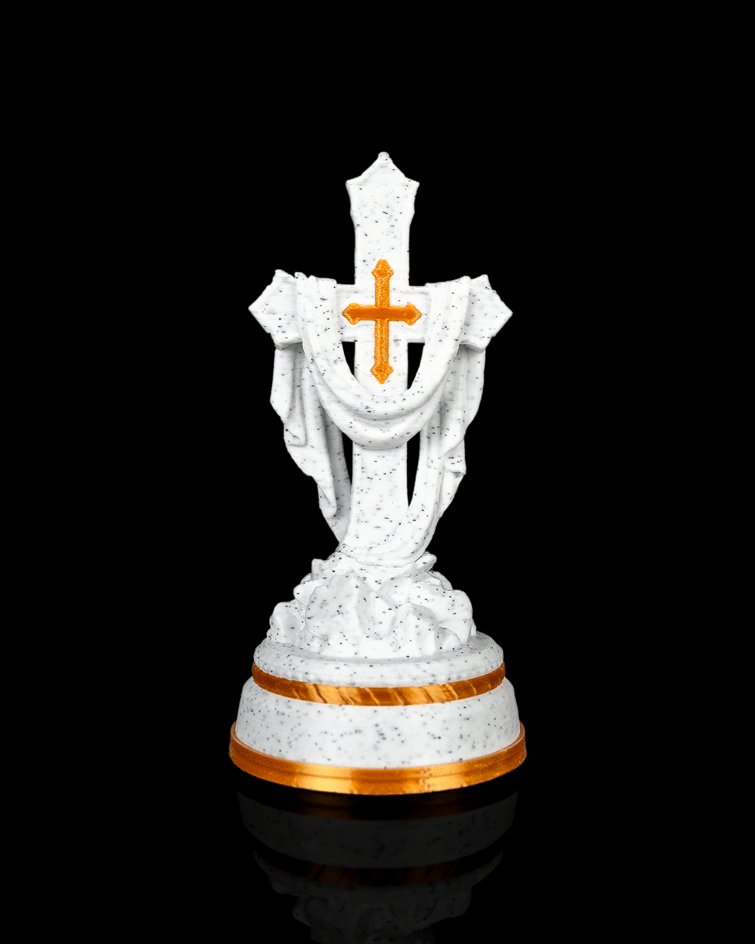 4406 - Draped Cross Statue
