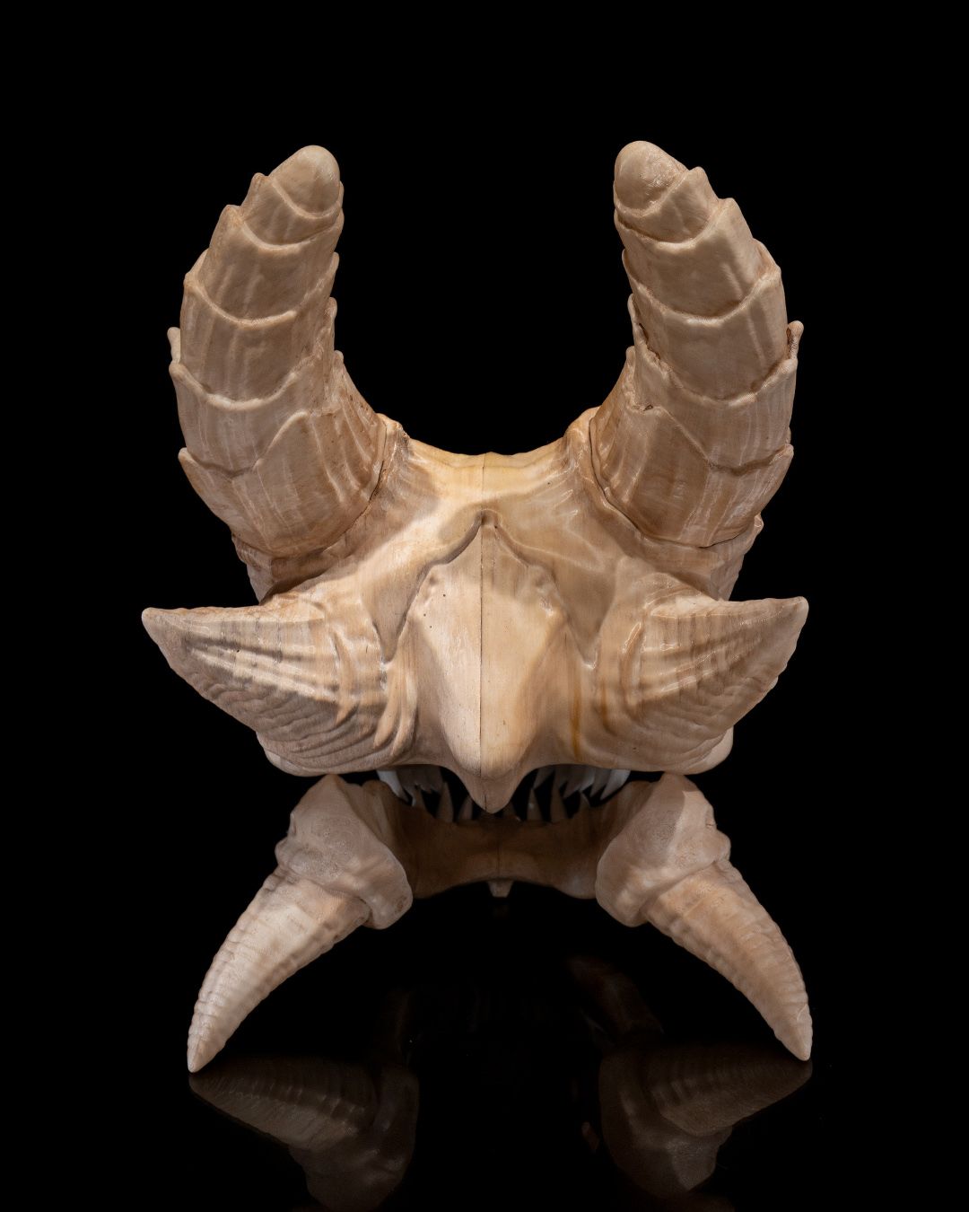 1599 - Epic Red Dragon Skull