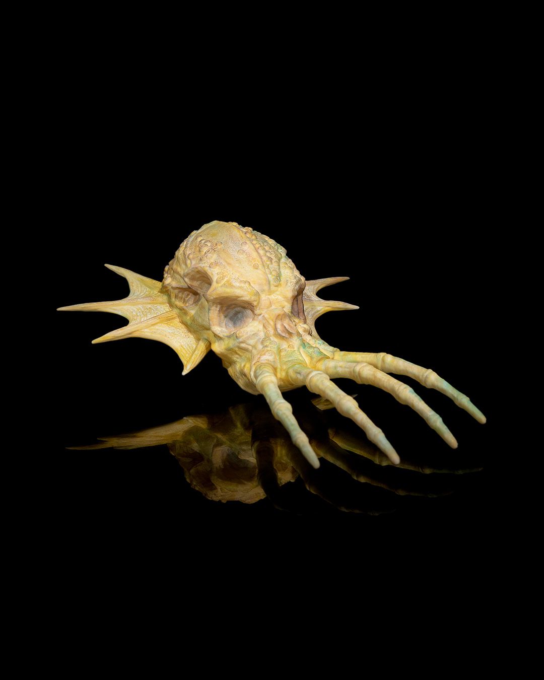 1595 - Green Dragon Skull