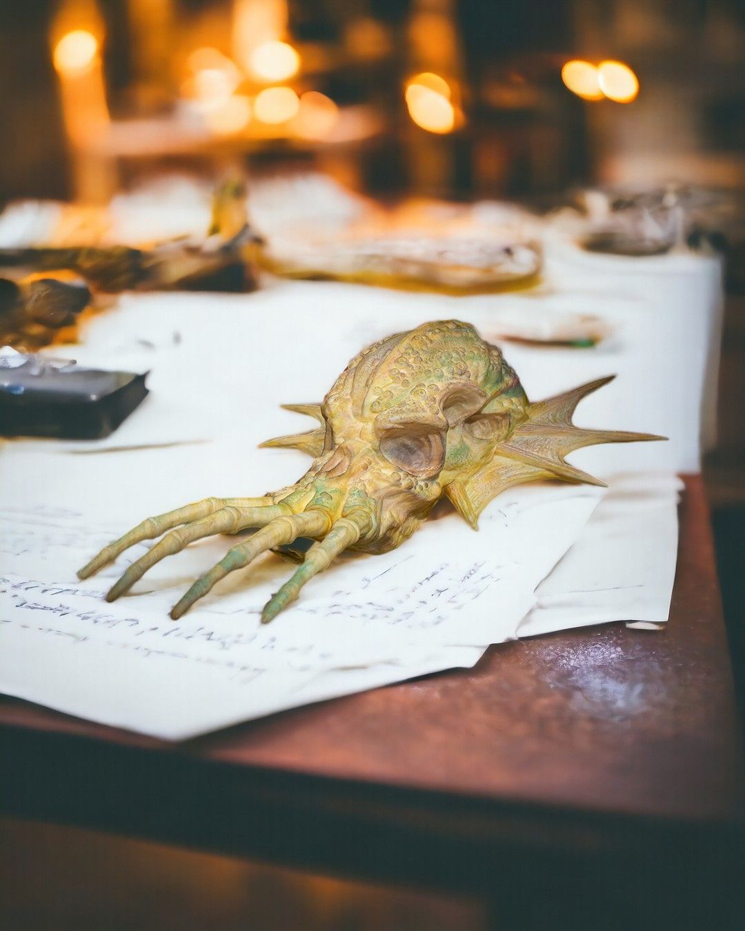 1595 - Green Dragon Skull