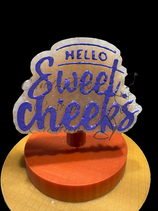 Freshie - Sayings - Hello Sweet Cheeks