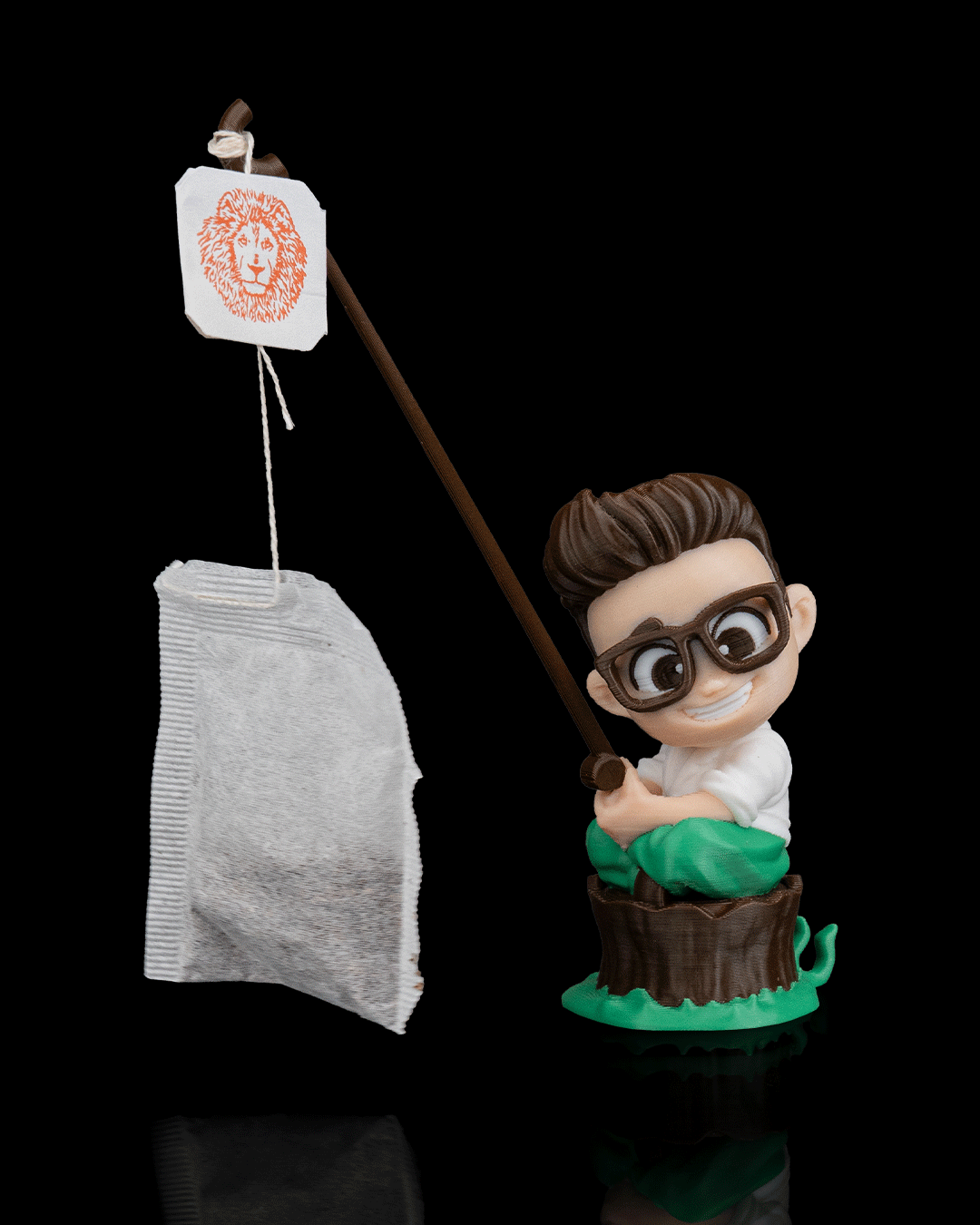 2951 - Herbal Angler Tea Bag Holder