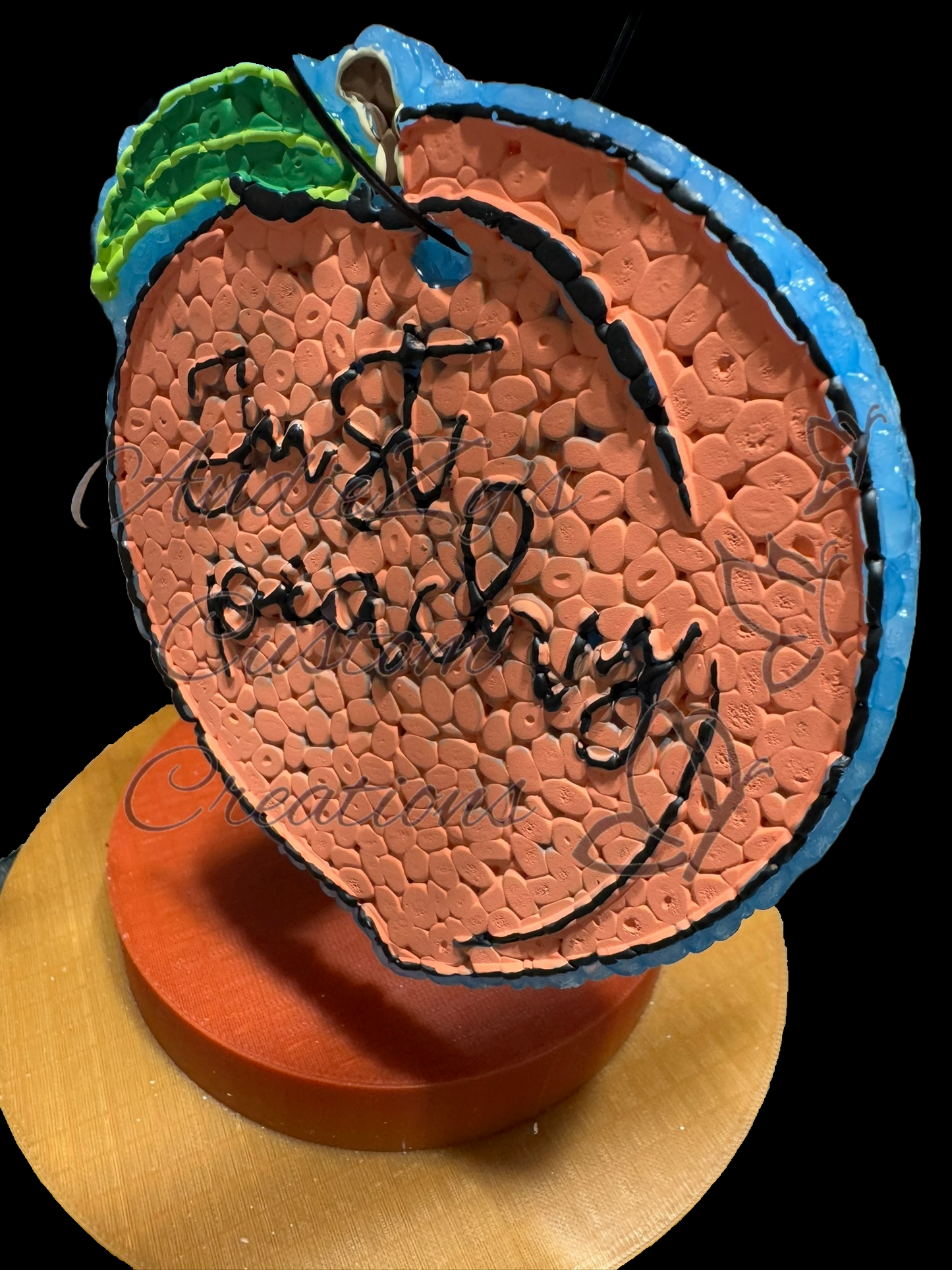 Freshie - Sayings - Just Peachy