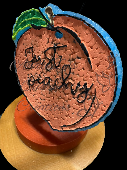 Freshie - Sayings - Just Peachy