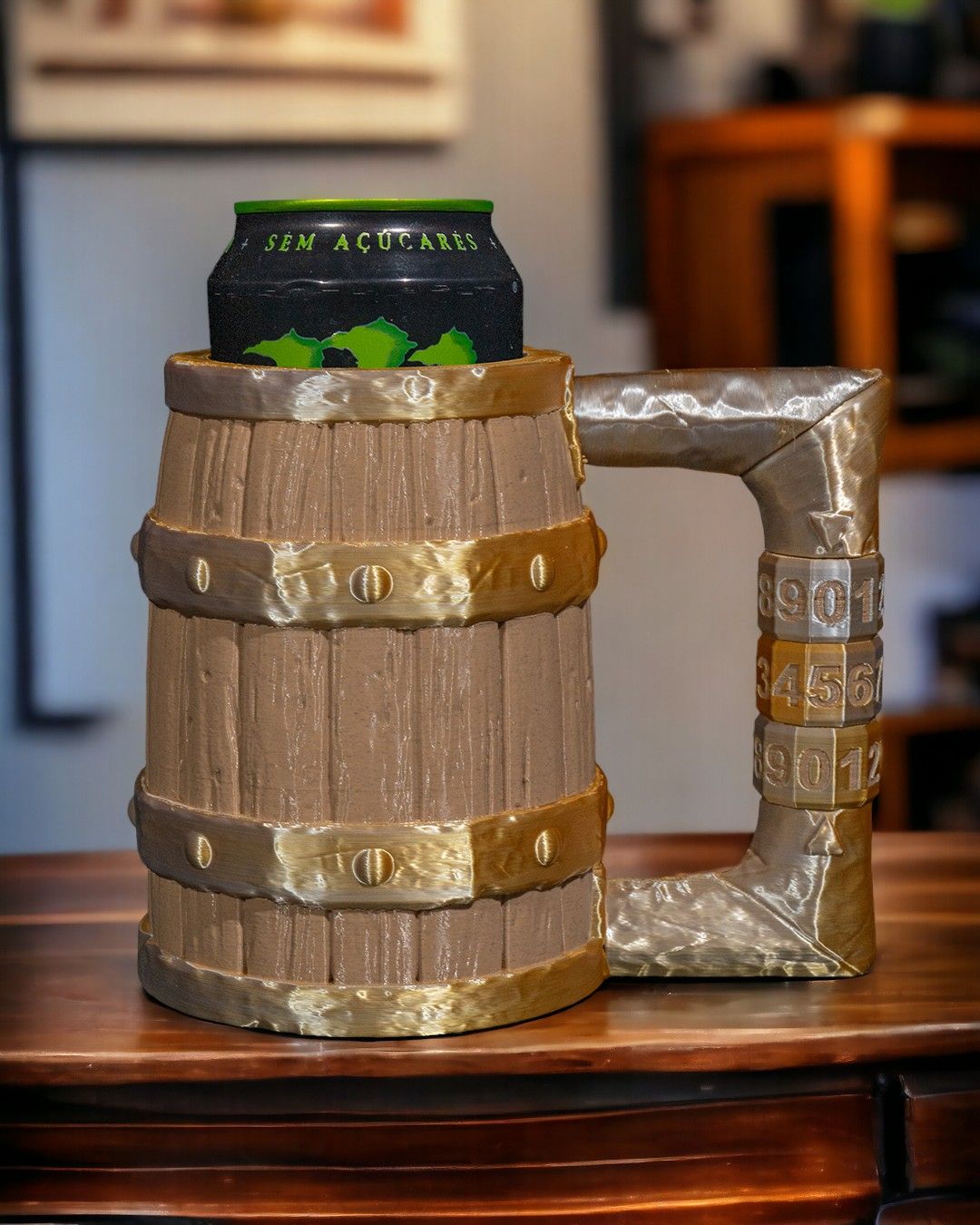 1676 - Keg o’ Beer Can Holder