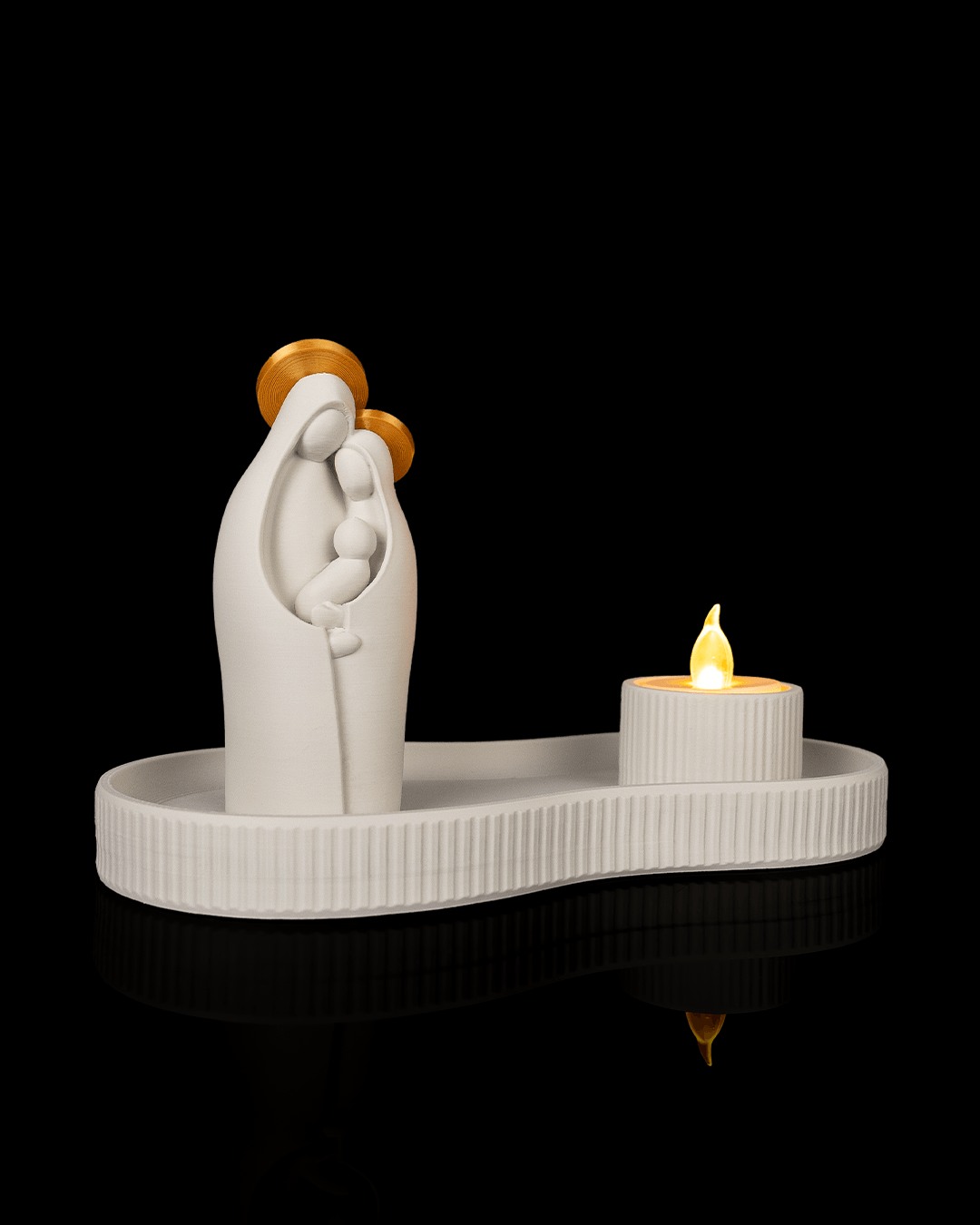4483 - Kidney Tray and Candle Holder