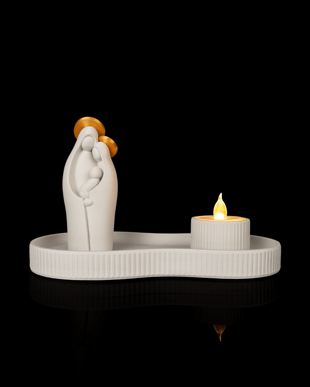 4483 - Kidney Tray and Candle Holder