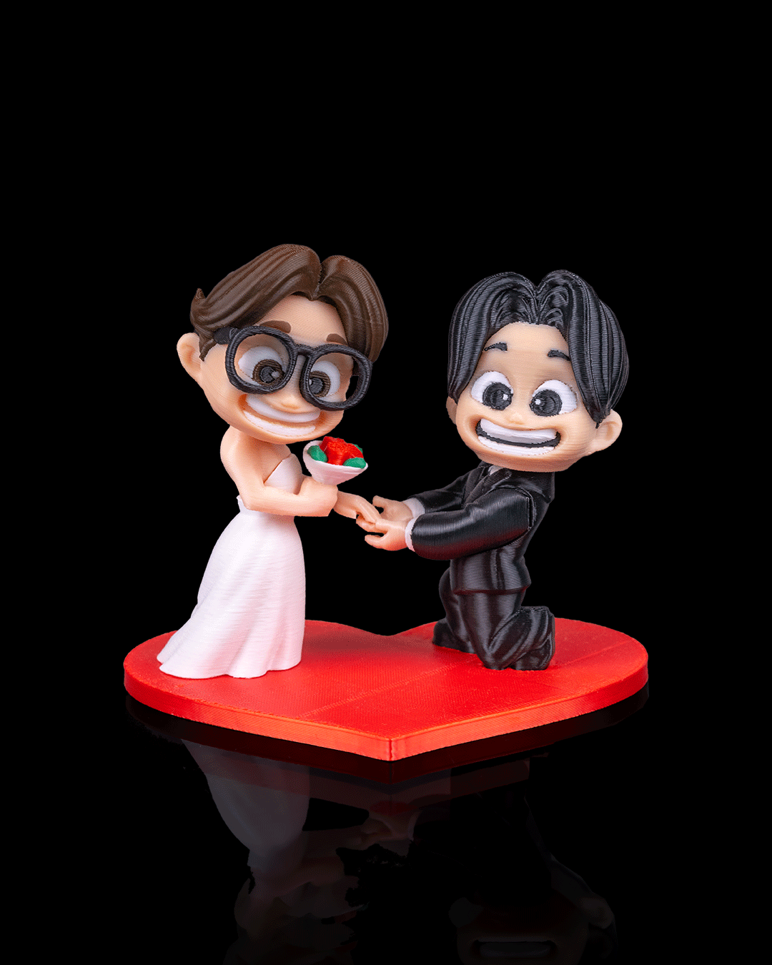 3913 - Marry Me - Cake Topper